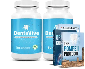 Two bottles of DentaVive