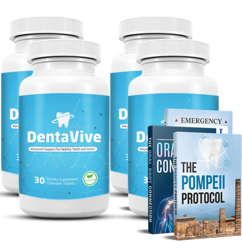 Four bottles of DentaVive