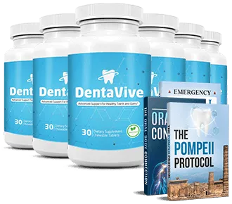 Six bottles of DentaVive